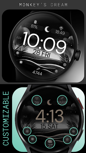 Summer Nights watch face Screenshot 0