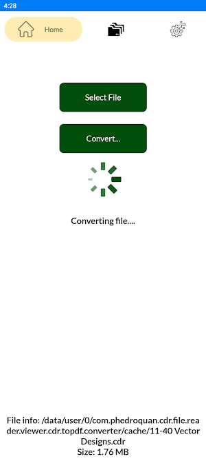 CDR File Opener & Converter Screenshot 1