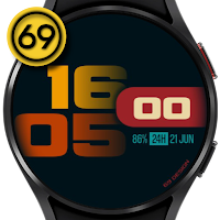 [69D] Big&Bold RETRO watchface