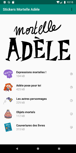 Stickers Mortelle Adèle Screenshot 0