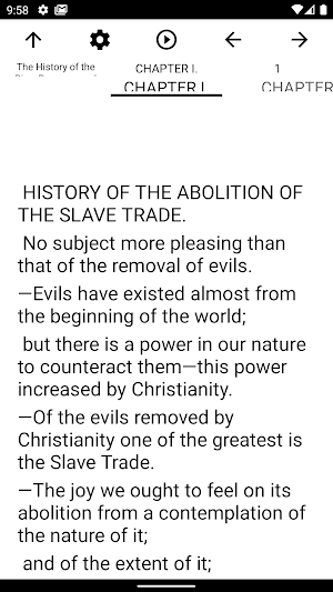 Book, The History of the Rise, Screenshot 1