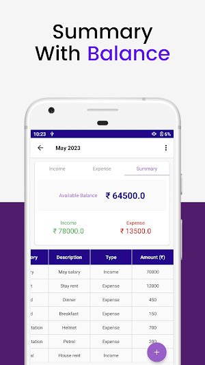 Budget Spreadsheet App Screenshot 2