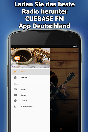 Radio CUEBASE FM Online Kostenlos Deutschland Screenshot 2