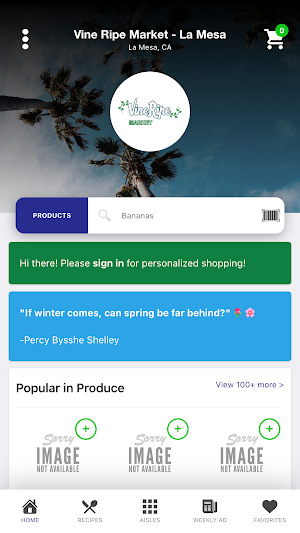 Vine Ripe Market Screenshot 0