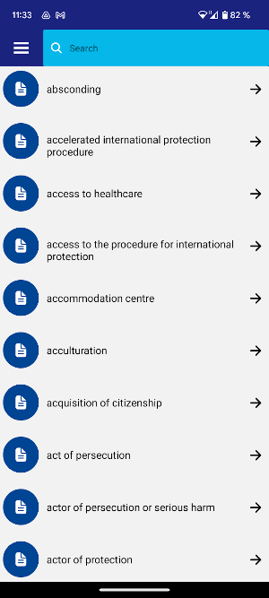 EMN Glossary Screenshot 2