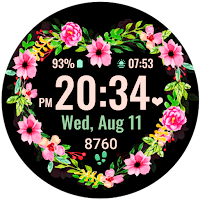 Flower Heart Watchface