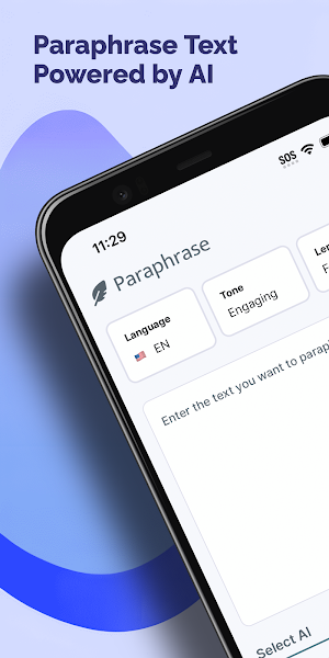 Paraphrase: Rewrite & Rephrase Screenshot 0