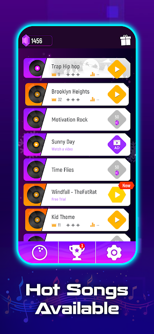 Music Tiles Ball 3D : EDM Hop Screenshot 1