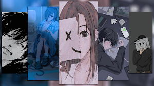 Sad Anime Girls Wallpapers 4K Screenshot 1