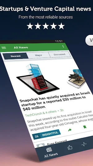 Startup & Venture News - Newsfusion Screenshot 0
