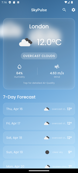SkyPulce Screenshot 3