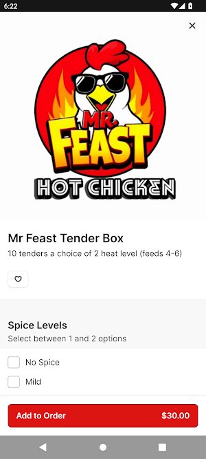 Mr Feast Hot Chicken Screenshot 3