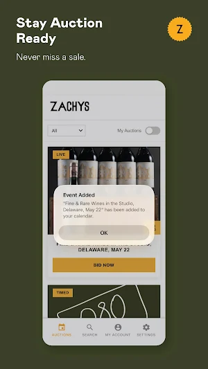 Zachys Wine Auctions Screenshot 2