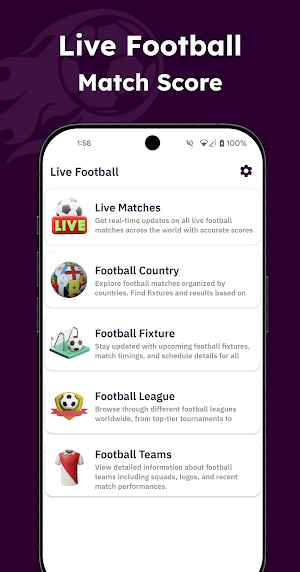 Club Football Live TV 2025 Screenshot 1