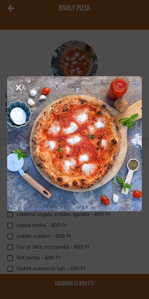 Bazsalito Pizzéria Screenshot 3