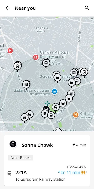 Gurugaman 2.0: City Bus App Screenshot 2