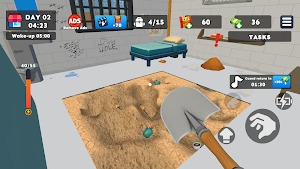 Prison Escape 3D Dig Simulator Screenshot 0