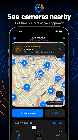 CamRadar: Camera Map Screenshot 0