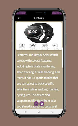Haylou Solar Watch App Guide Screenshot 2