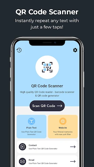 QR Code Generator & Scanner Screenshot 2