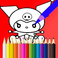 Cute Kuromi Coloring Book