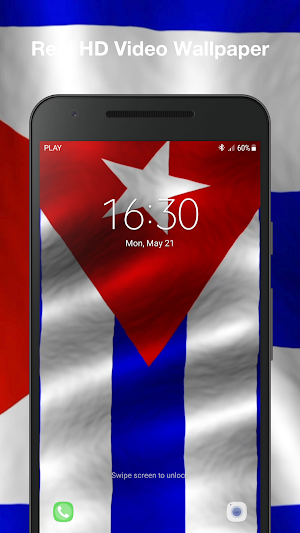 3D Cuba Flag Live Wallpaper Screenshot 3