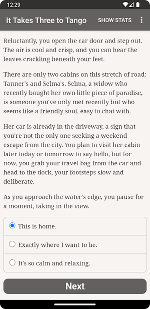 It Takes Three to Tango Screenshot 2