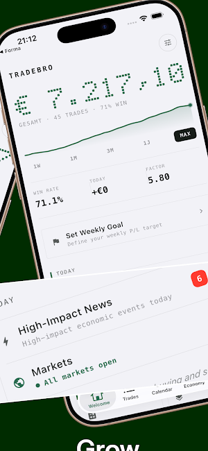 TradeBro — Trading Journal Screenshot 1
