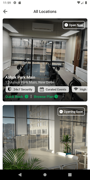 Pin For Cowork - Coworking Space in Delhi Screenshot 2