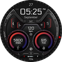 A370 Neon Watch Face
