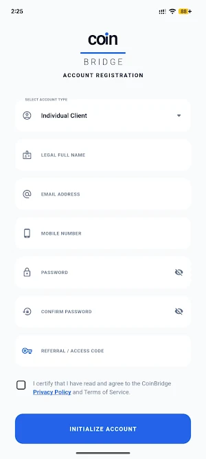 CoinBridge Screenshot 1