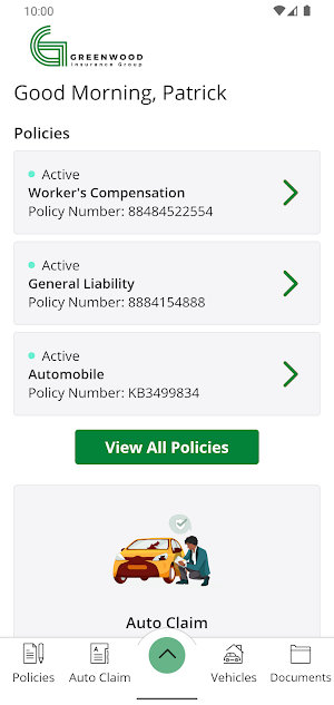 Greenwood Ins Group Inc Mobile Screenshot 1