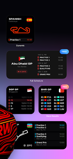 RaceWeek: Formula Widgets Screenshot 1