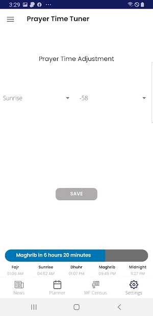 WF Central Screenshot 2