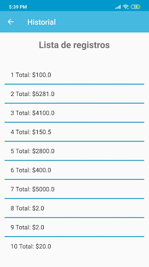 Contador de Dinero Screenshot 2
