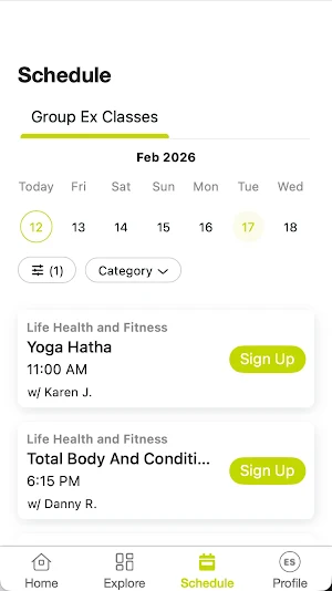 Life Health Fitness Screenshot 2