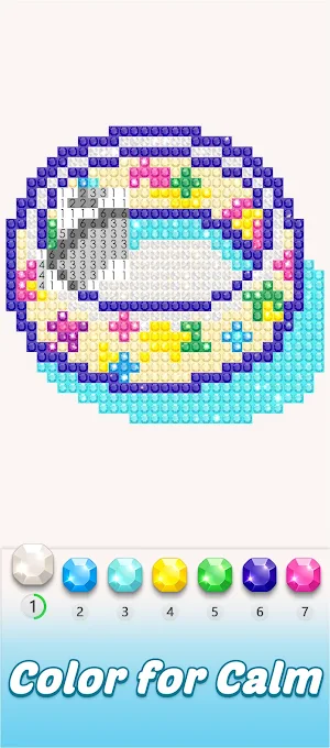 Jewel Painter: Color by Number Screenshot 2