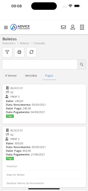 Advice Condominium Screenshot 3