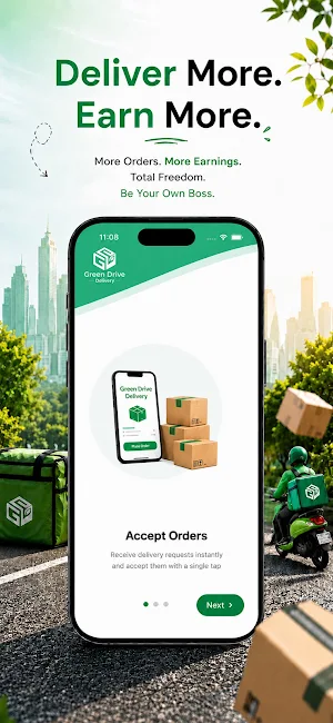 GreenDrive Delivery Screenshot 0