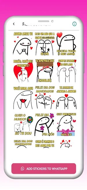 Flork de Amor Stickers Screenshot 1
