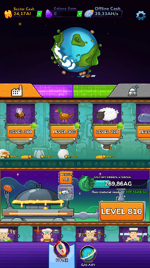 Frontiers: Idle Space Colonies Screenshot 1