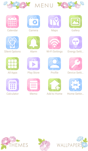 Summer Wallpaper Watercolor Morning Glories Theme Screenshot 1