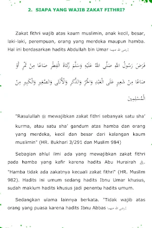 Zakat Fithri By Syaikh Salim Screenshot 2