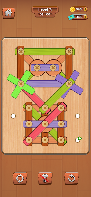 Screw A Wood Nuts Bolts Puzzle Screenshot 0