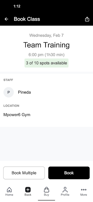 MPower6 Gym Screenshot 2