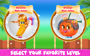 Funny Fruits Hair Salon Screenshot 1