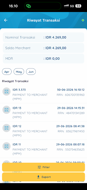DigiCash Merchant bjb Screenshot 3