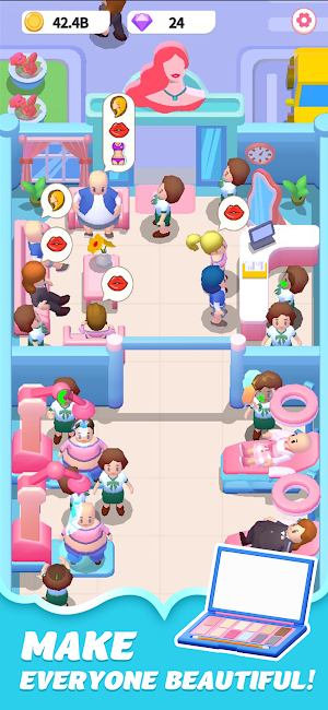 Idle Salon: Makeover Game Screenshot 2