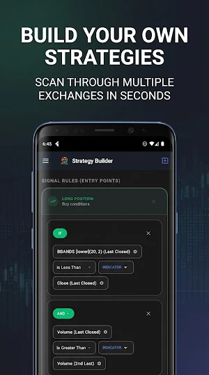 BitLogic Crypto Alert Screener Screenshot 2