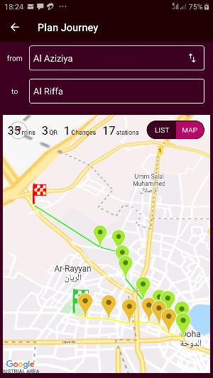 Doha Metro Guide Screenshot 3